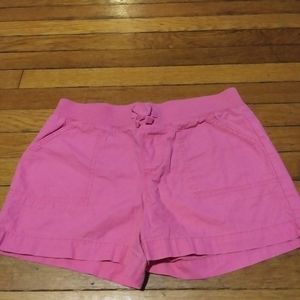 Girls Pink Cargo Shorts Size 10/12 Large